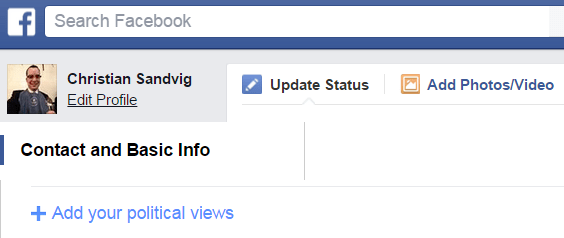 add your political views