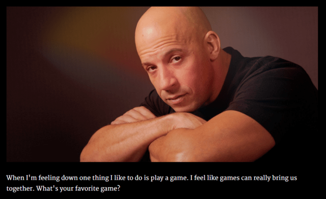 vin diesel dnd screenshot
